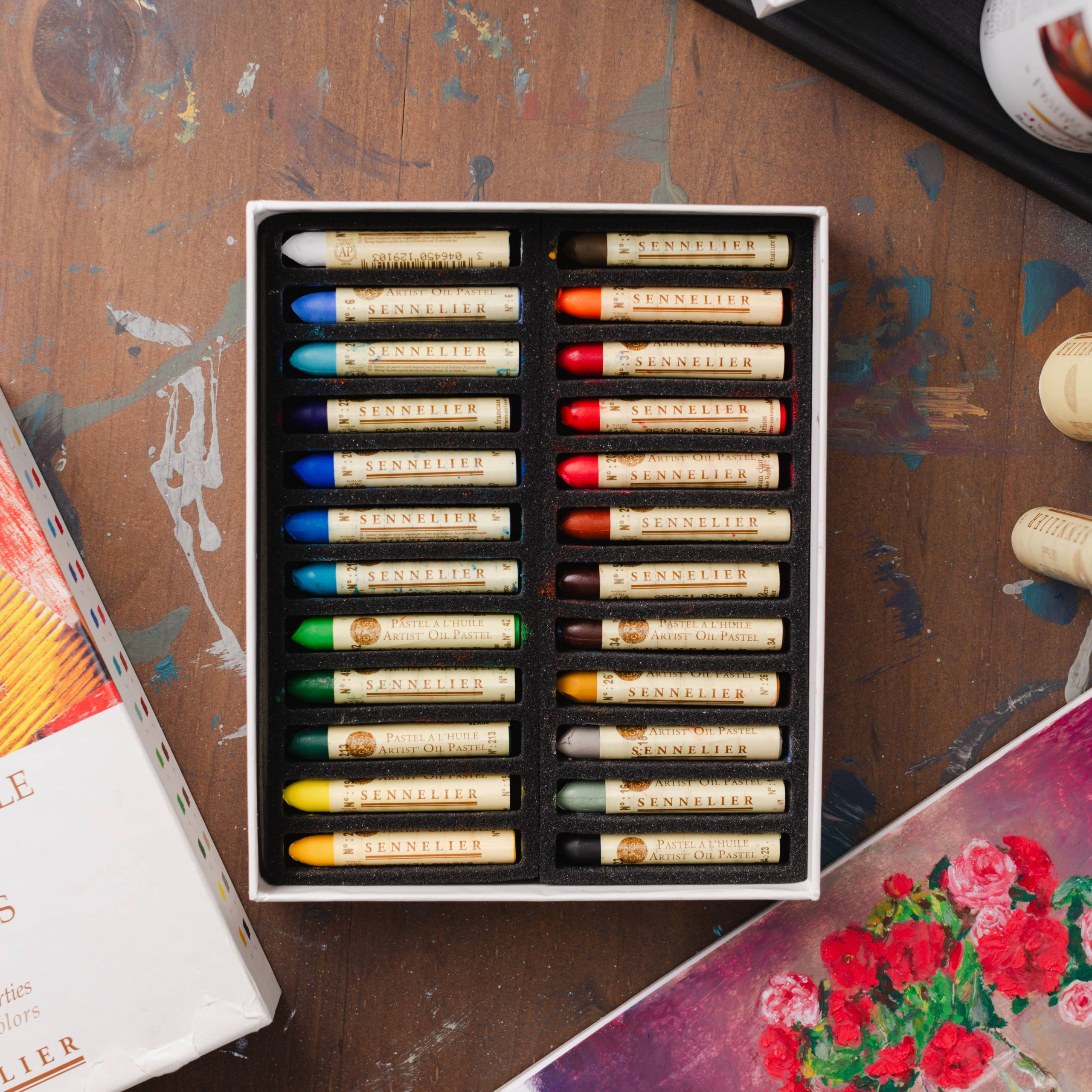 Sennelier Assorted Oil Pastel Set Of 24