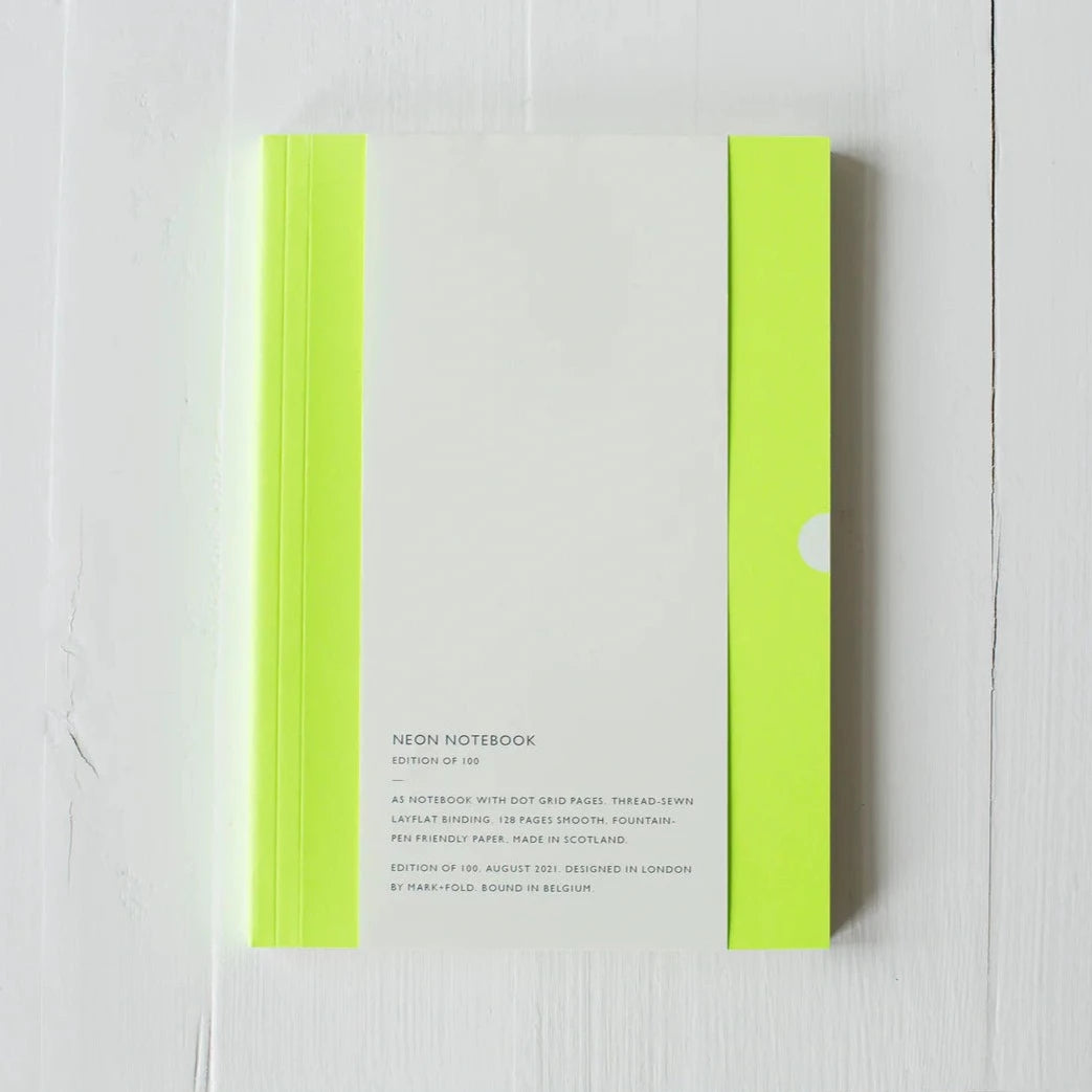 Mark + Fold Neon Notebook