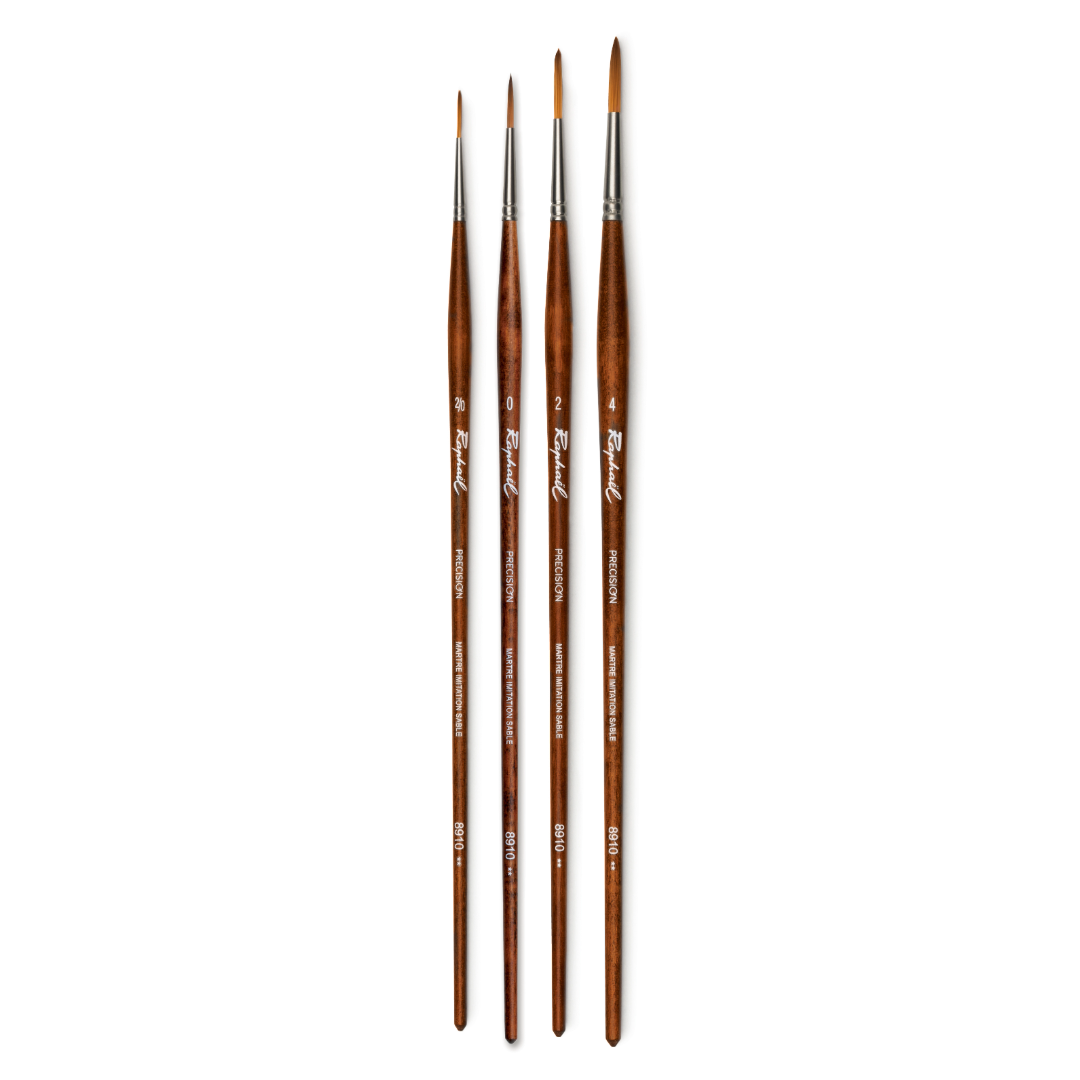 Raphael 8910 Precision Imitation Sable Long Handle Fine Line Brush