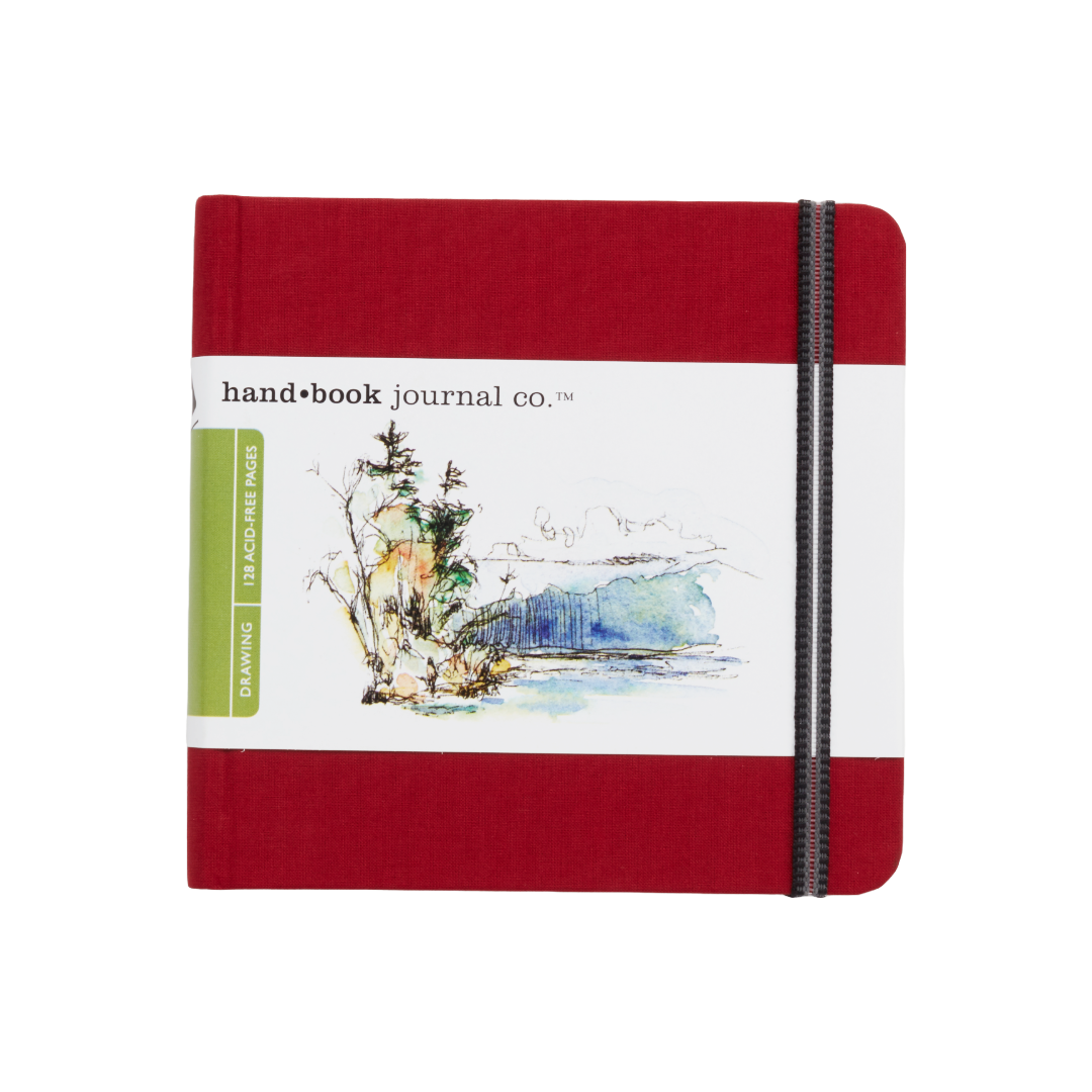 Speedball Travelogue Hand Book Journals (Vermillion)