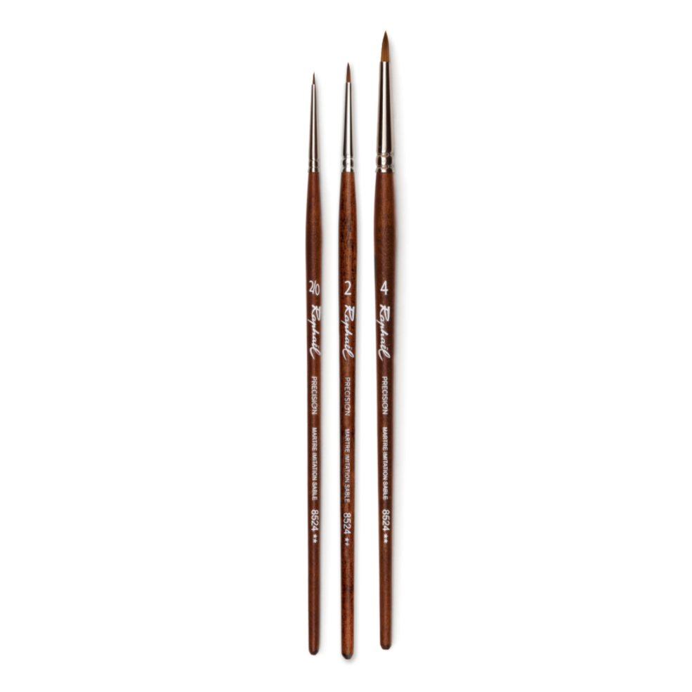 Raphael 8524 Precision Brush Fine Line - Melbourne Etching Supplies
