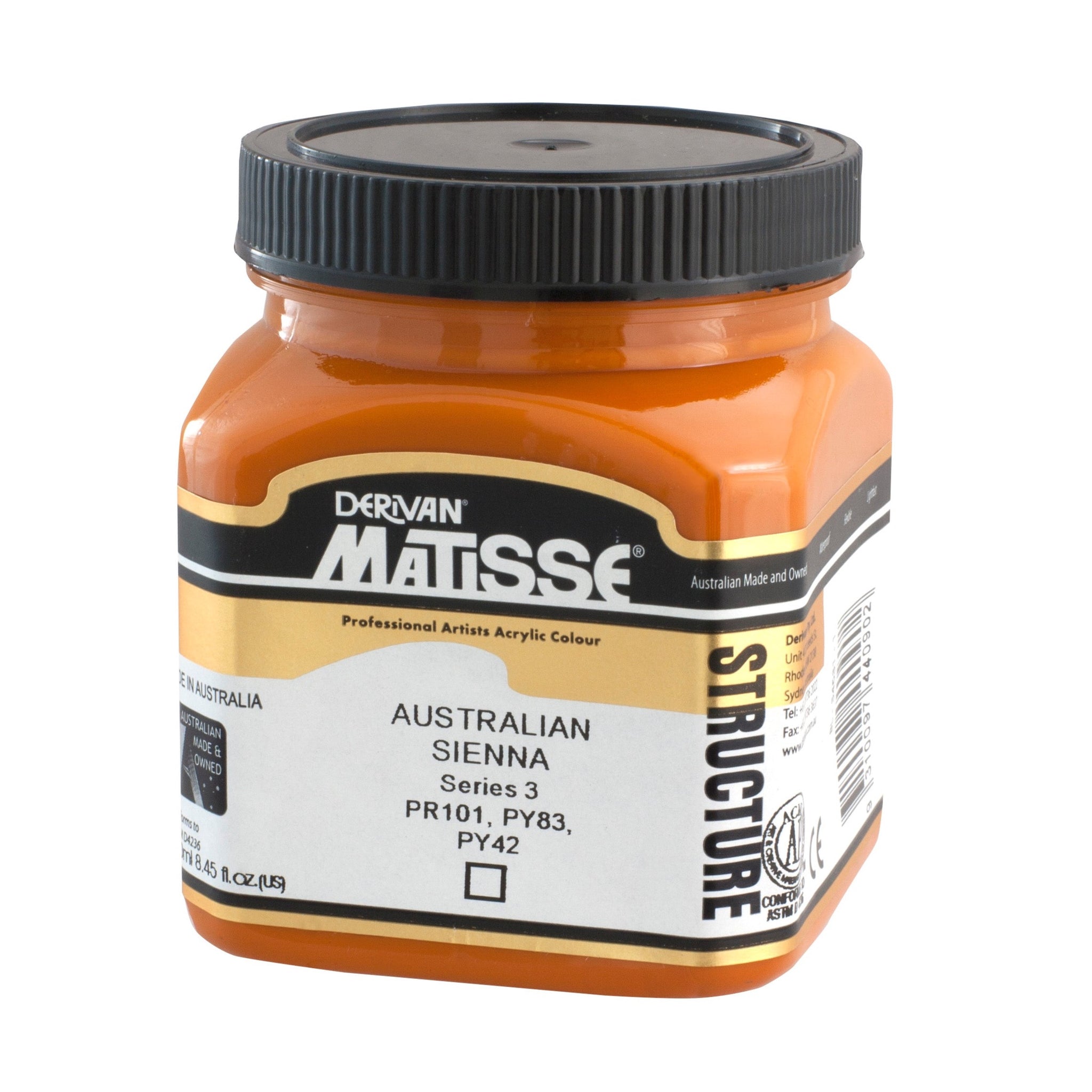 Matisse Structure Acrylic 250ml - Melbourne Etching Supplies