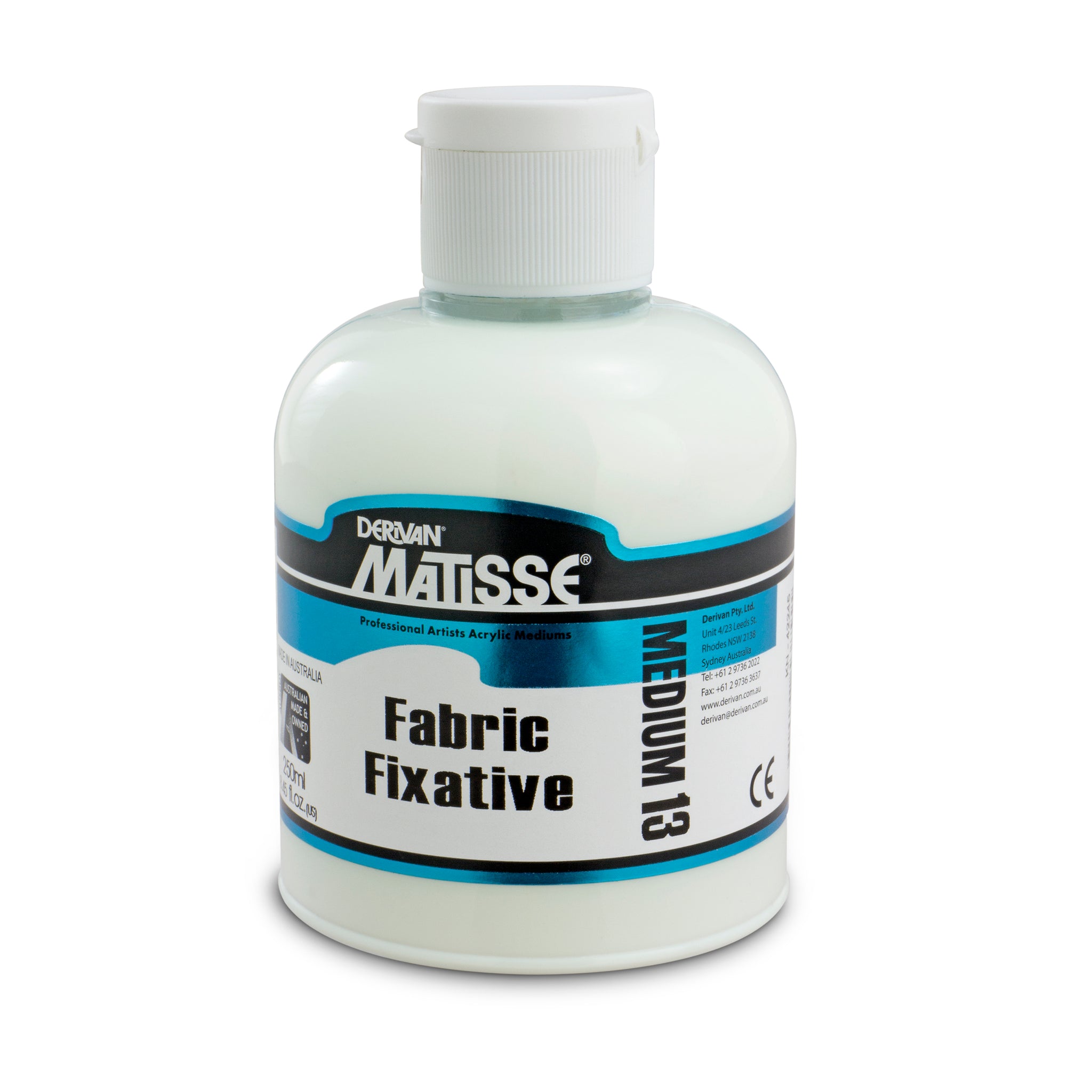 Matisse Fabric Fixative 250ml - Melbourne Etching Supplies