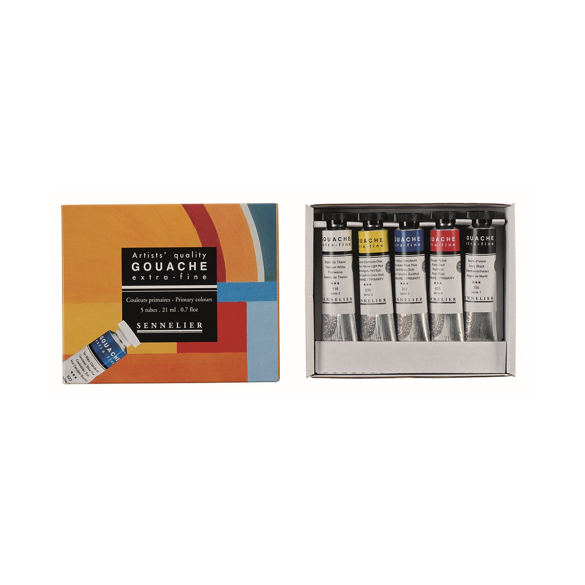 Sennelier Gouache Starter Kit with 5x 21ml tubes - Melbourne Etching Supplies