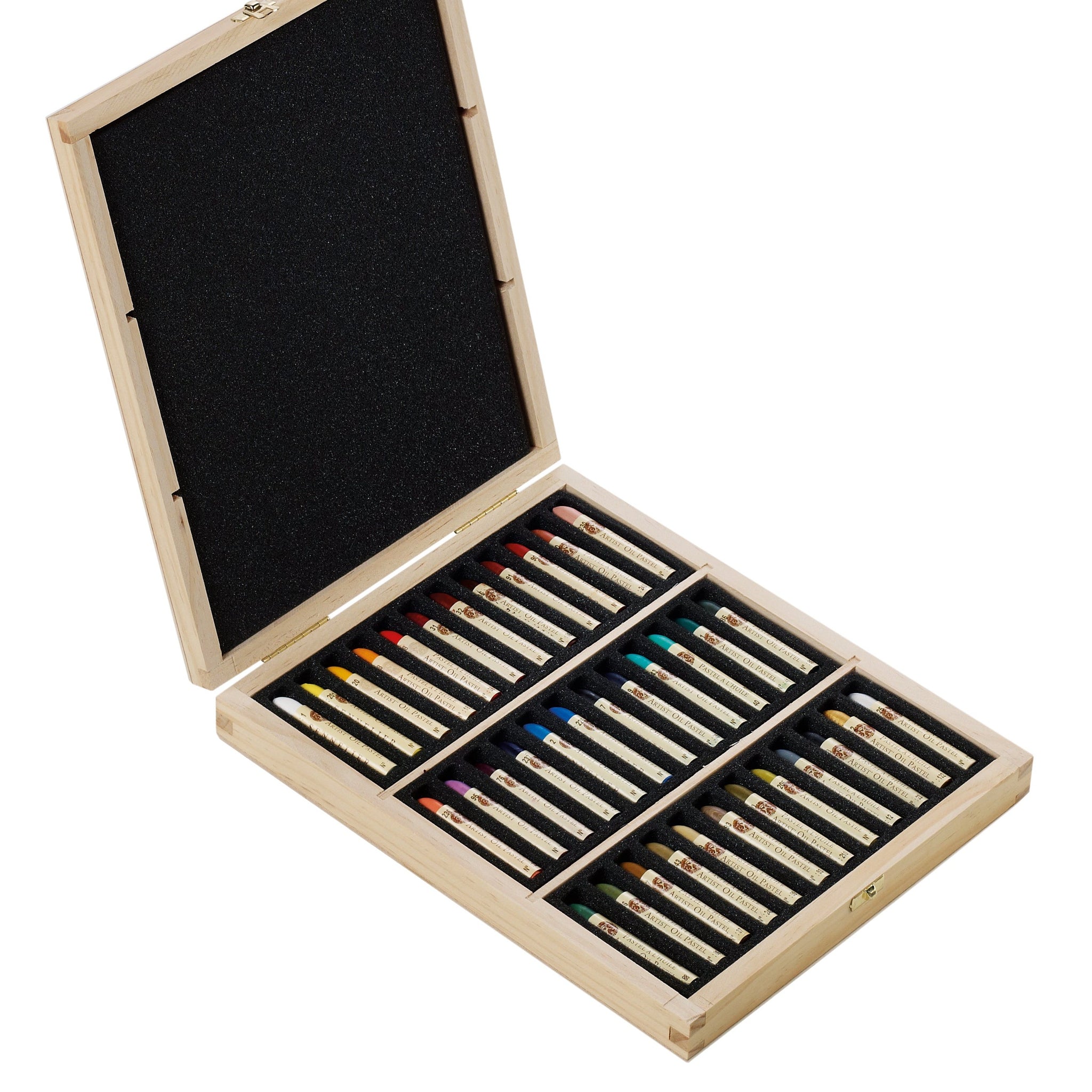 Sennelier Plein Air 36 Oil Pastel Set In Wooden Box - Melbourne Etching Supplies