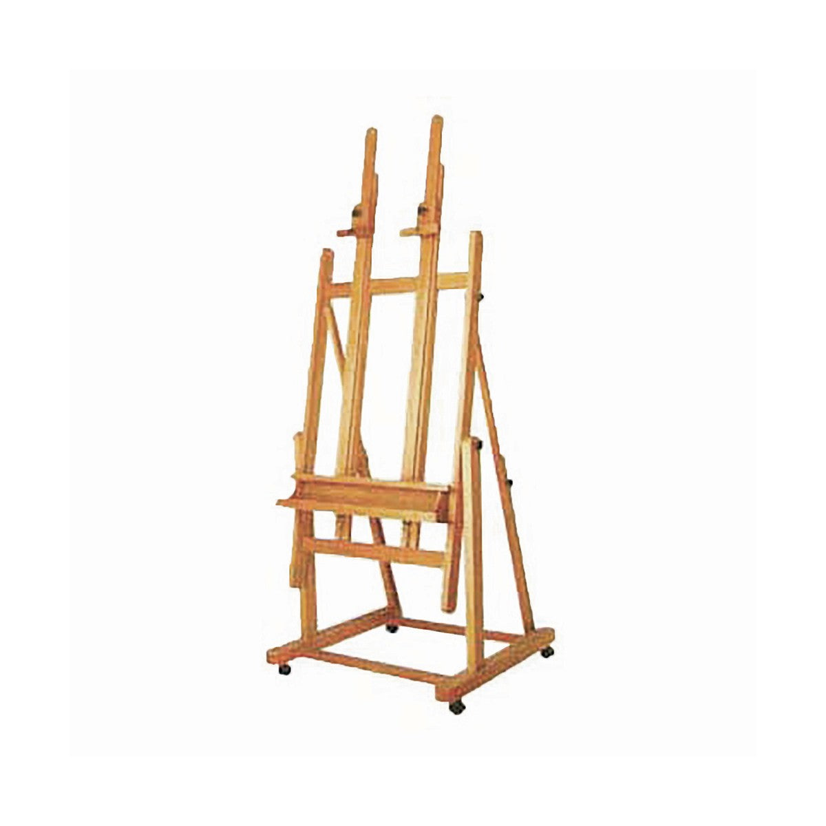 Double Mast Extra Heavy Elm Wood Easel - Melbourne Etching Supplies