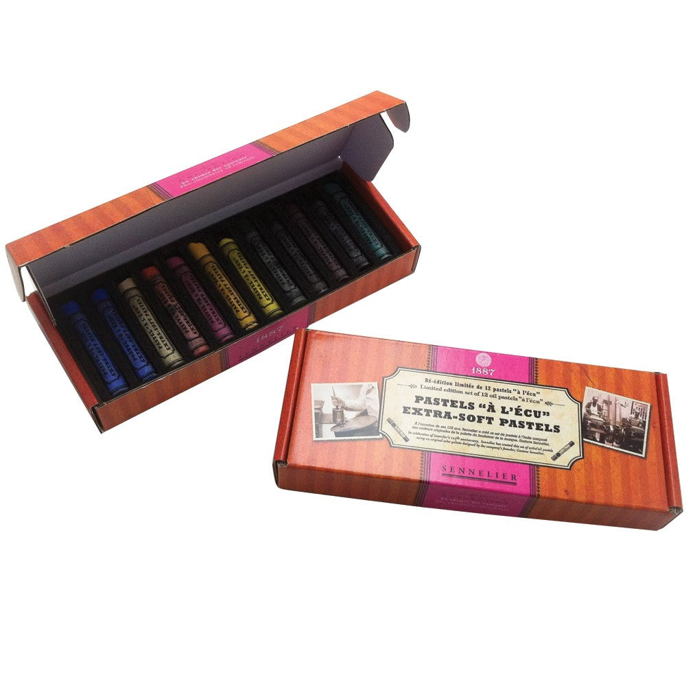 Sennelier 125th Anniversary Vintage Set - Limited Edition of 12 soft pastels - Melbourne Etching Supplies