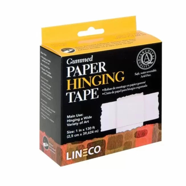Lineco Paper Hinging Tape Gummed - Melbourne Etching Supplies