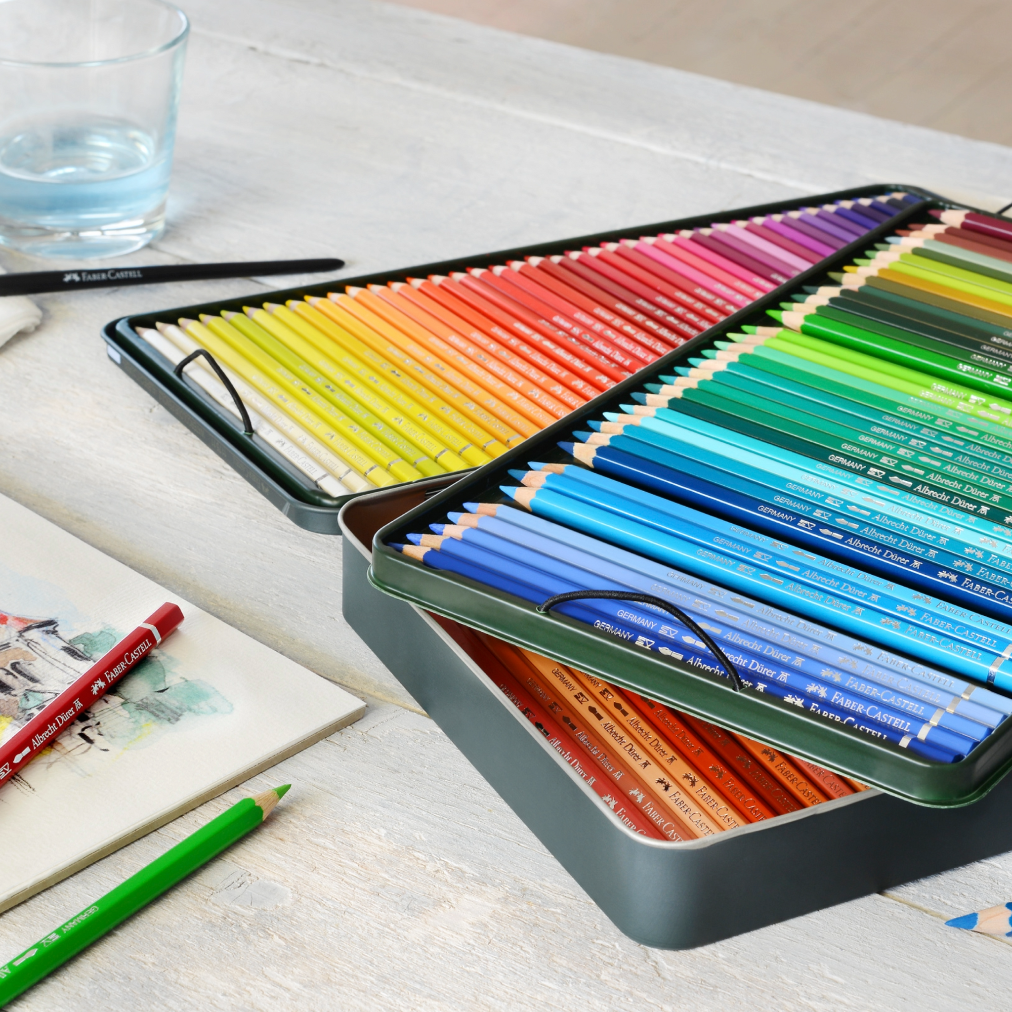 Faber Castell Polychromos Tin of 120 Pencils