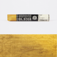 Sennelier oil stick with a iridescent gold colour swatch on a white background