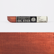 Sennelier oil stick with a iridescent red colour swatch on a white background