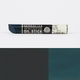 Sennelier oil stick with a blue colour swatch on a white background