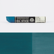 Sennelier oil stick with a teal colour swatch on a white background