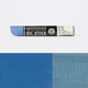 Sennelier oil stick with a blue colour swatch on a white background