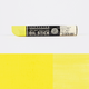 Sennelier oil stick with a yellow colour swatch on a white background