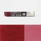 Sennelier oil stick with a red colour swatch on a white background