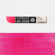 Sennelier oil stick with a fluorescent colour swatch on a white background