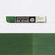 Sennelier oil stick with green colour swatch on a white background