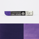 Sennelier oil stick with a purple colour swatch on a white background