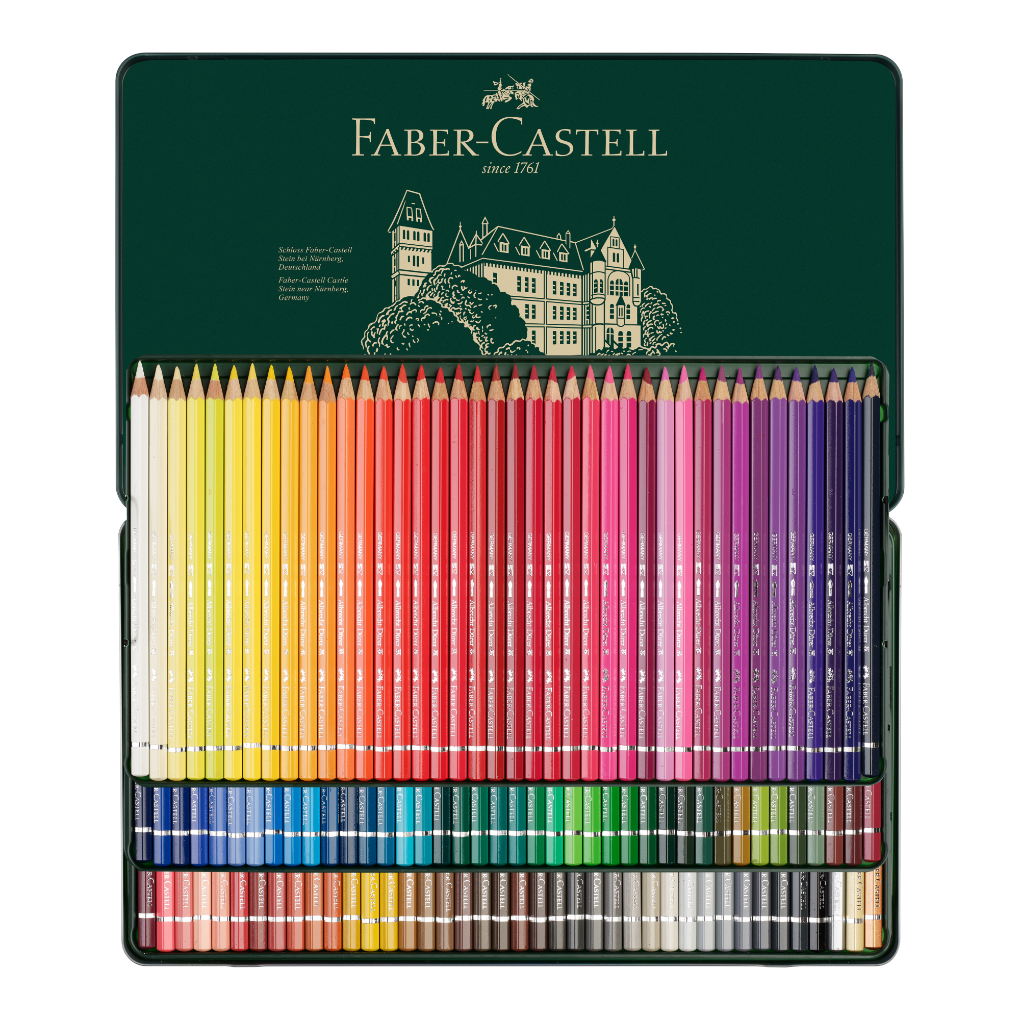 Faber Castell Albrecht Durer Tin of 120 Watercolour Pencils