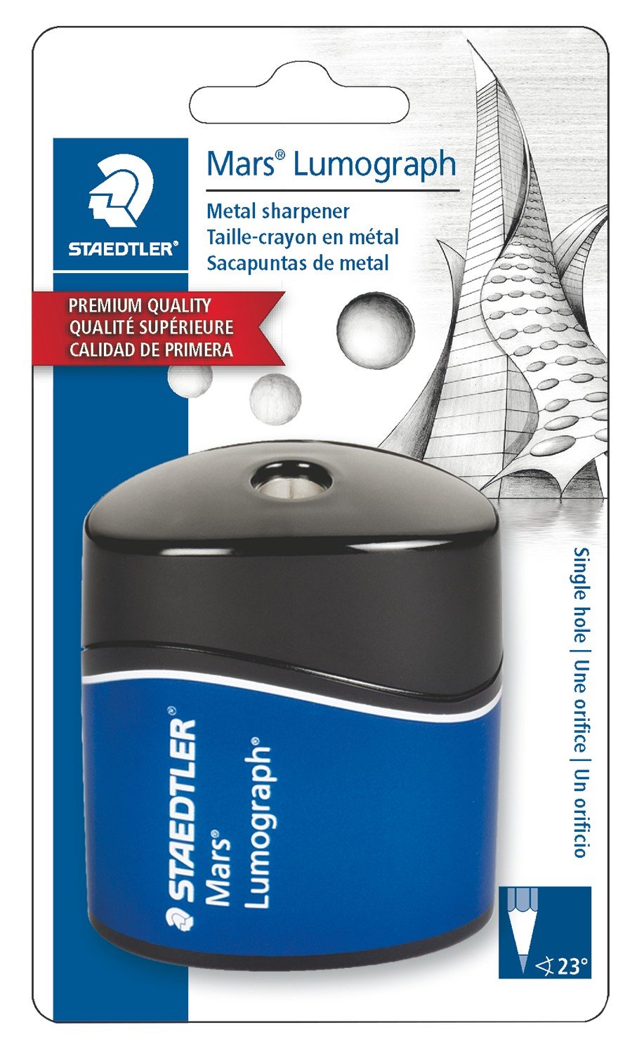 Staedtler Mars Lumograph Single Hole Tub Sharpener