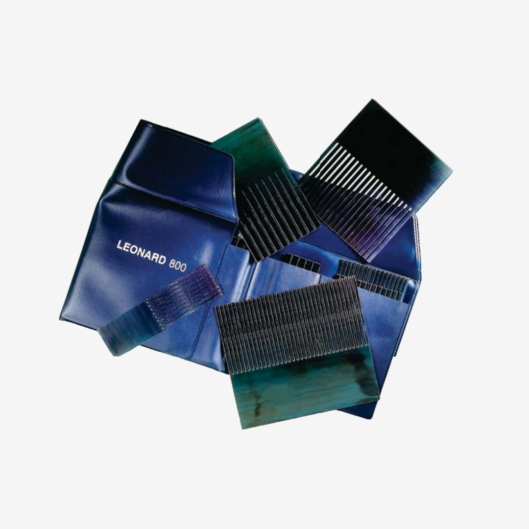 Leonard 12 Steel Combs In A Plastic Bag