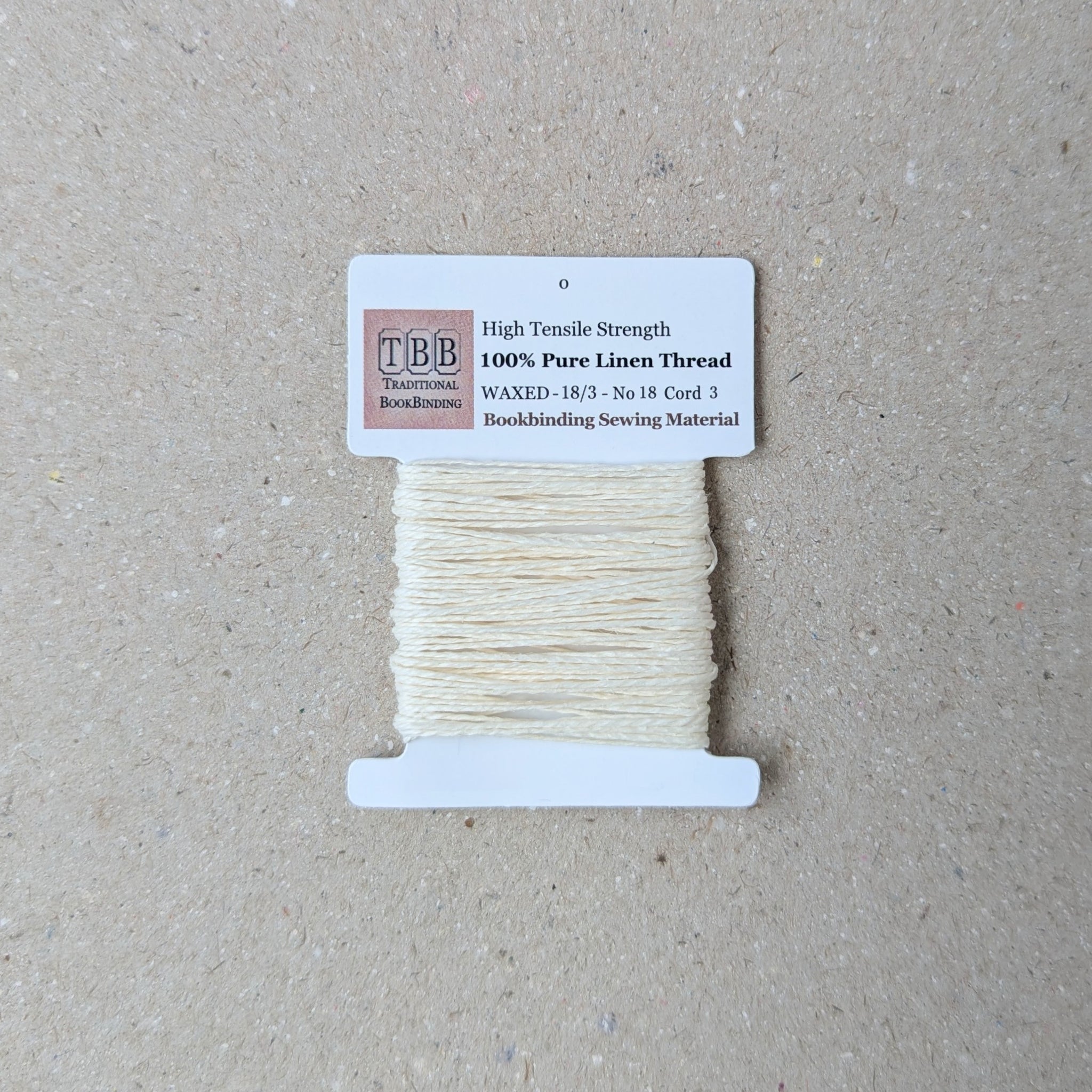 Natural Materials Threading TBB Waxed Thread 6m
