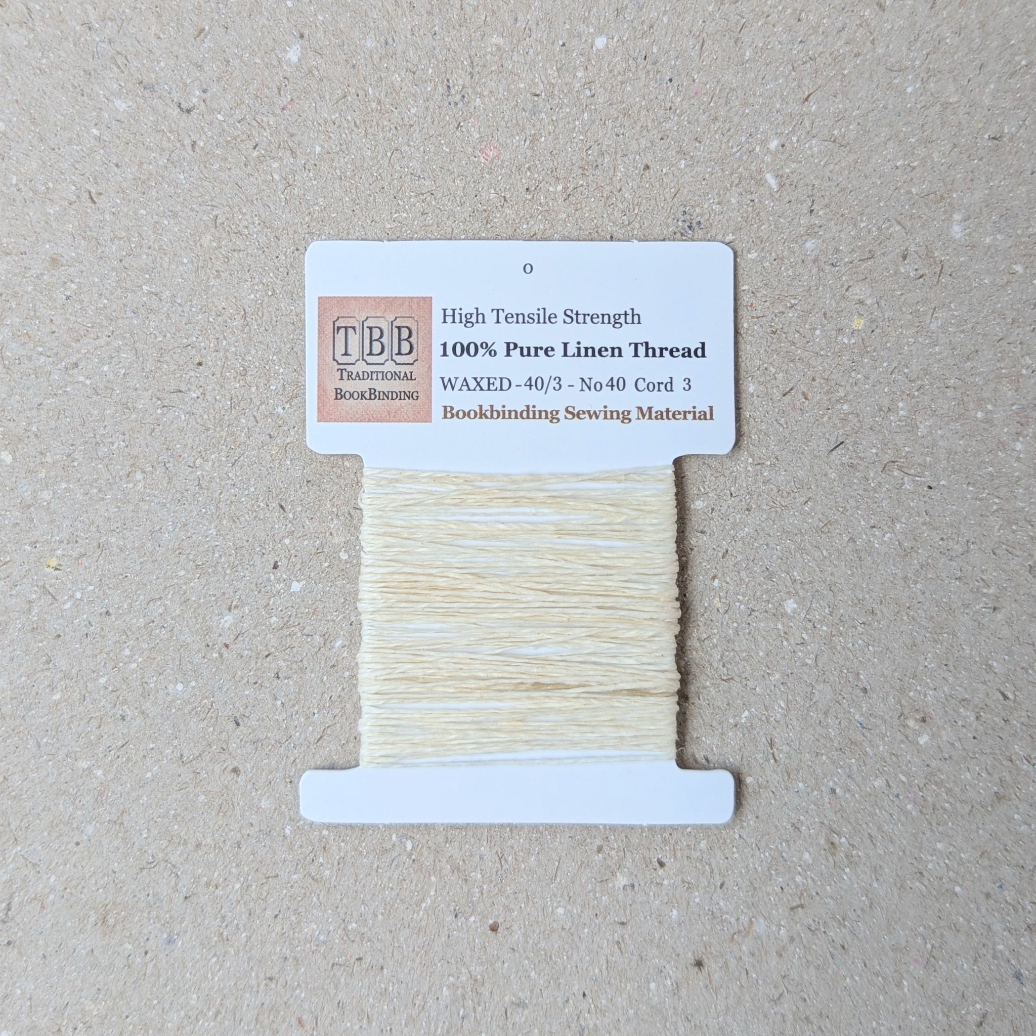 Natural Thread Material TBB Waxed Thread 6m
