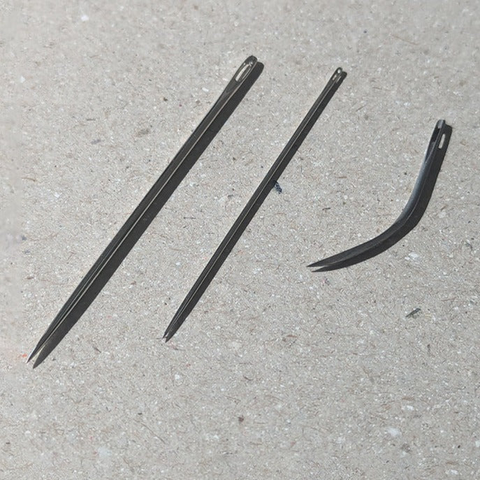 Bookbinding Needles - #15, #17, curved