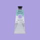 A tube of Pale Violet Caligo Safe Wash Relief Ink on a Pale Violet background