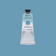 A tube of Powder Blue Caligo Safe Wash Relief Ink on a Powder Blue background