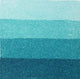 An aquatint test print in green showing 4 depths of tone.