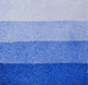 An aquatint test print in blue showing 4 depths of tone.