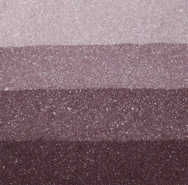 An aquatint test print in brown showing 4 depths of tone.