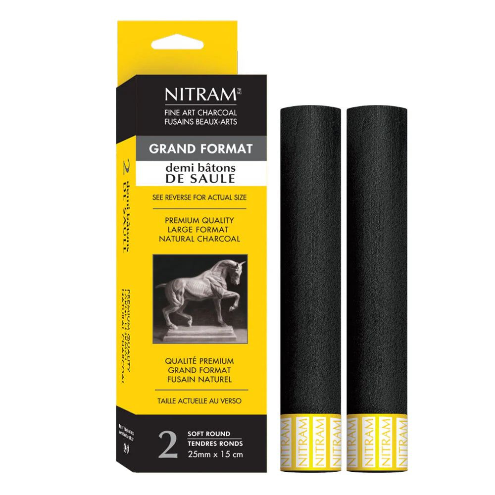 Nitram Extra Soft Charcoal Bâtons