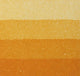 An aquatint test print in yellow showing 4 depths of tone.