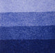 An aquatint test print in blue showing 4 depths of tone.