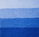 An aquatint test print in blue showing 4 depths of tone.