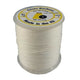 A spool of natural bookbinding thread made by Coats Barbour, displayed against a white background.