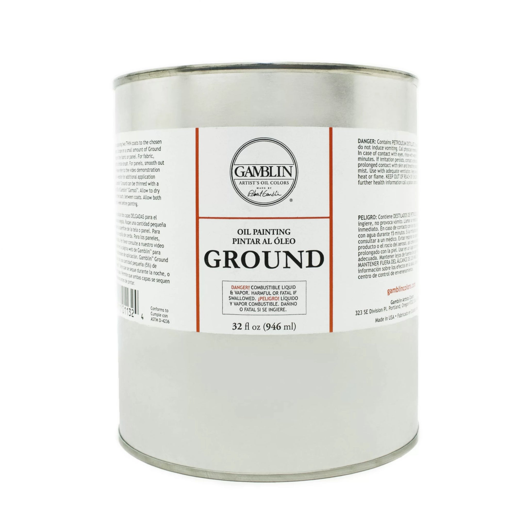 Gamblin Artists Oils - Ground / Gesso - Melbourne etching and Printmaking Supplies