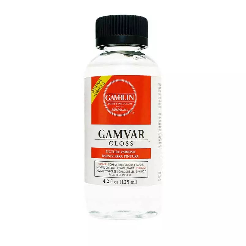 Gamblin Artists Oil Colours, Gamvar Gloss Picture Varnish - Melbourne and Printmaking Supplies 