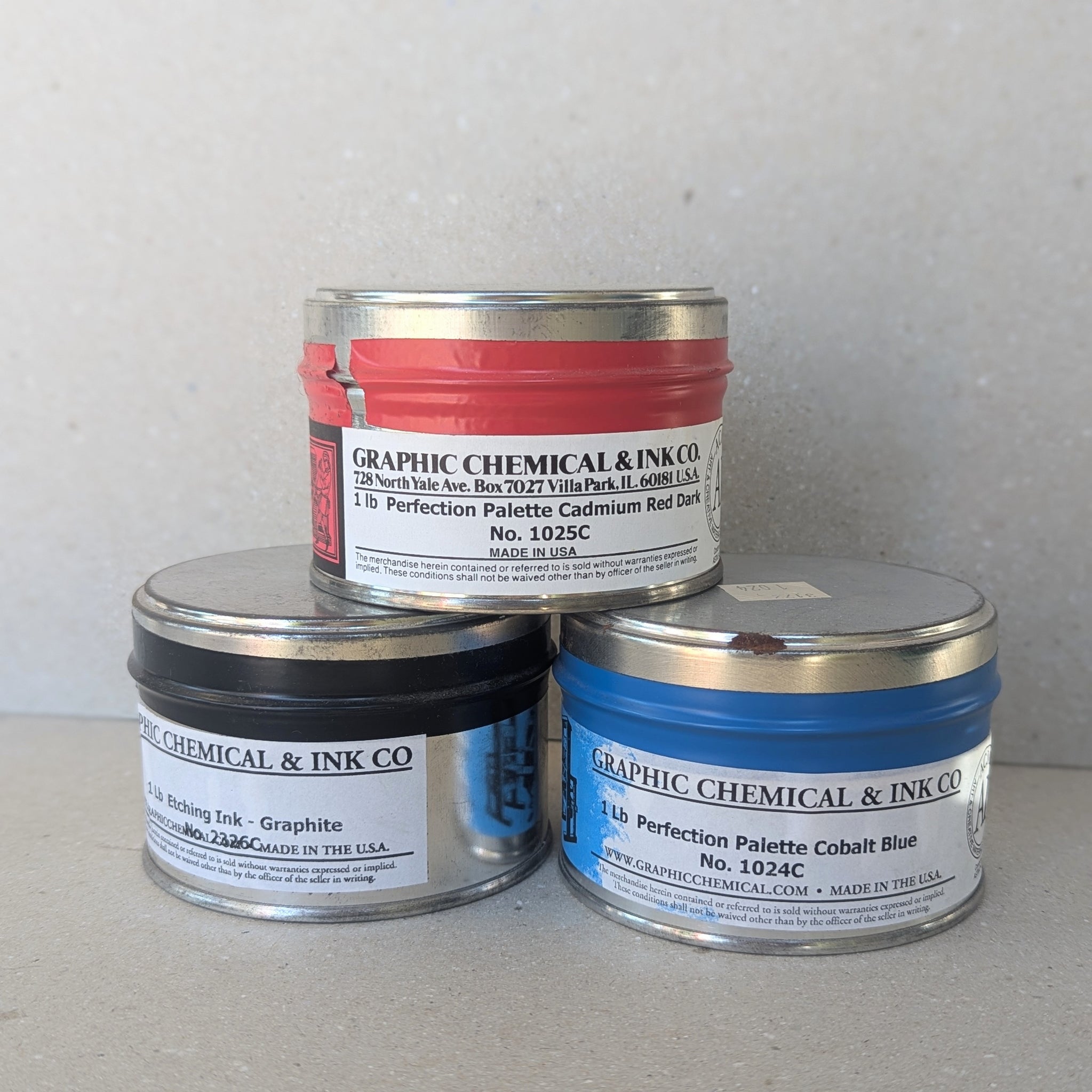 Graphic Oil Based Etching Inks