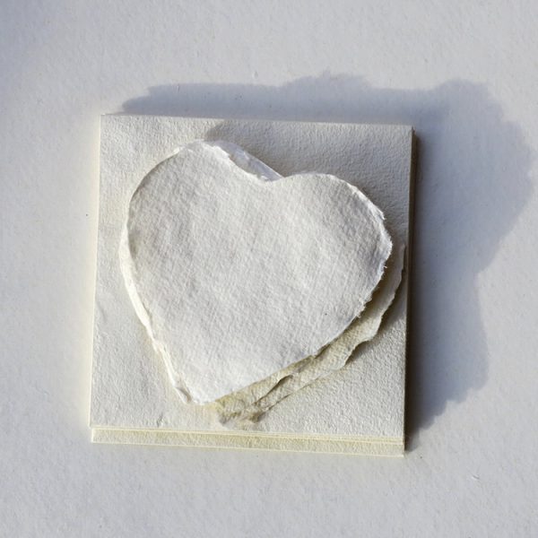 Khadi Paper Heart & Envelopes