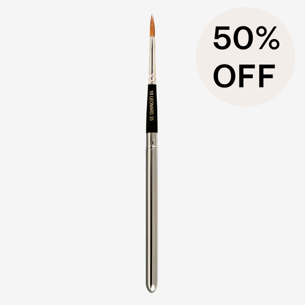 Leonard 35RO Watercolour Travel Brush Kolinsky Sable Round