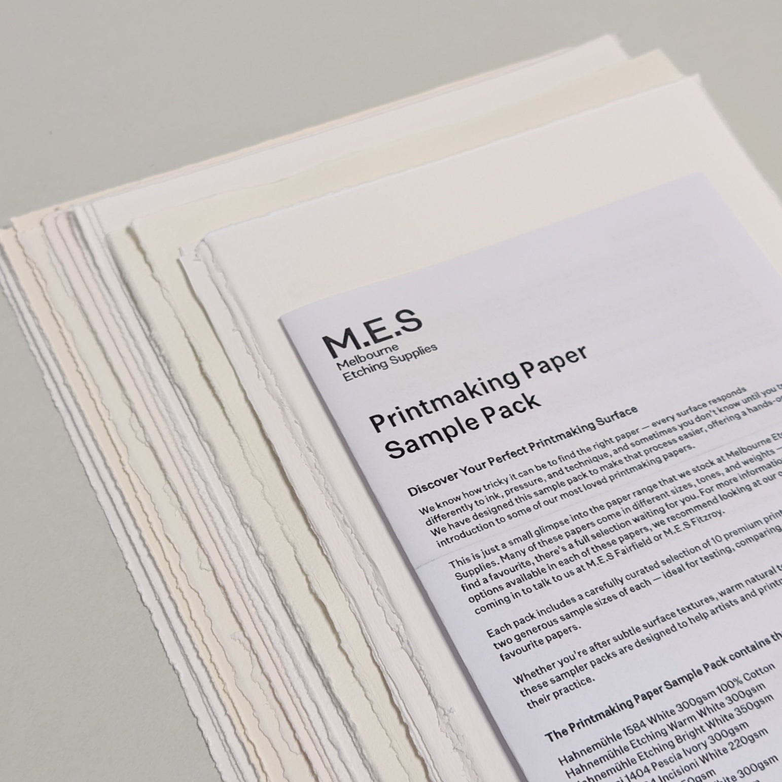 Printmaking Paper Sample Pack