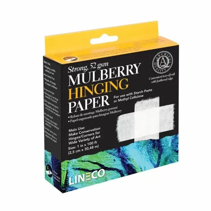 Lineco Mulberry Hinging Paper - Melbourne Etching Supplies