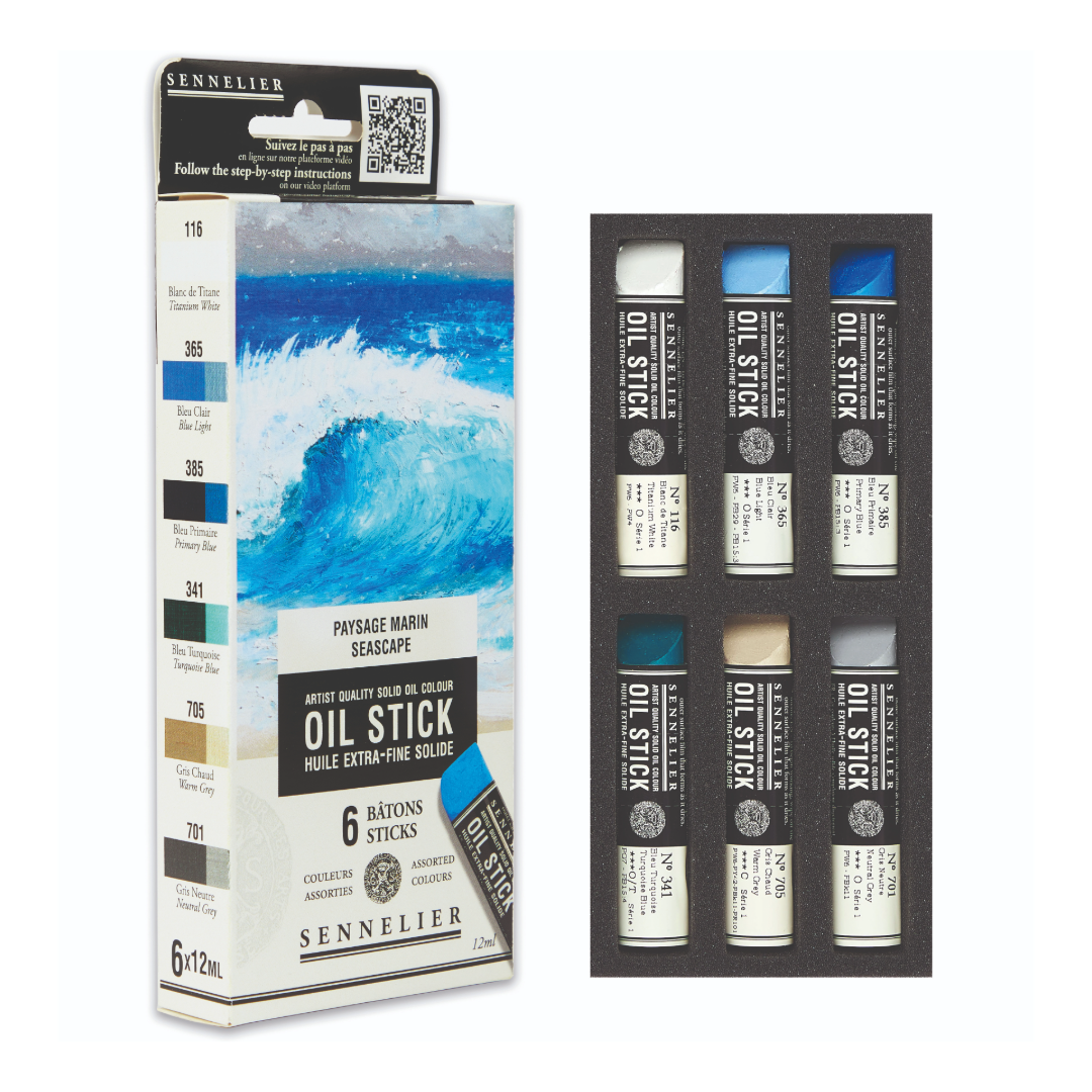 Sennelier Mini Artists Oil Sticks Sets of 6