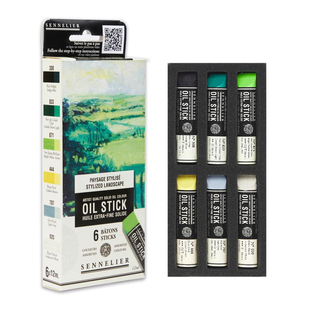 Sennelier Mini Artists Oil Sticks Sets of 6