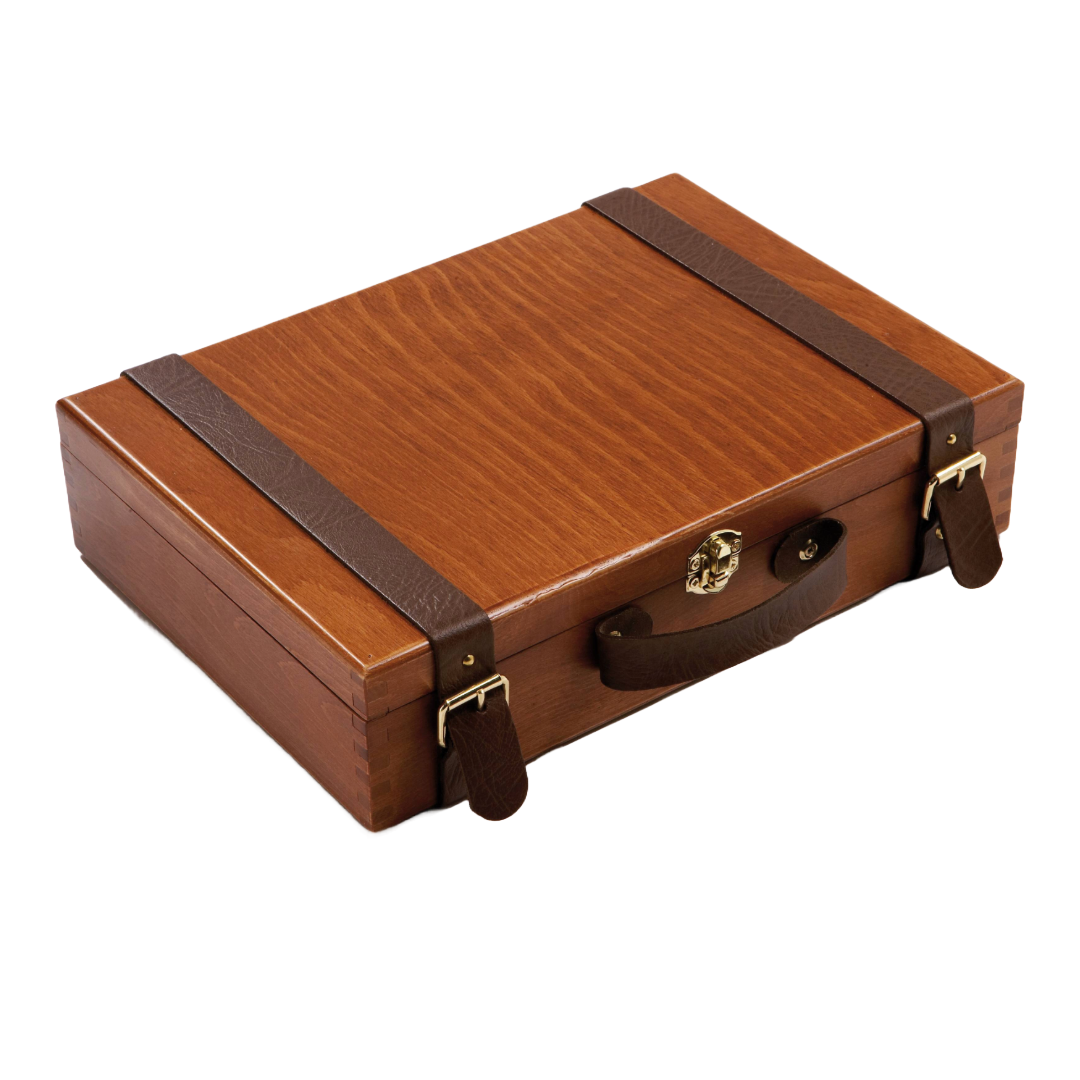 Sennelier Artists' Oils Set of 15x 21ml in Wooden Travel Box
