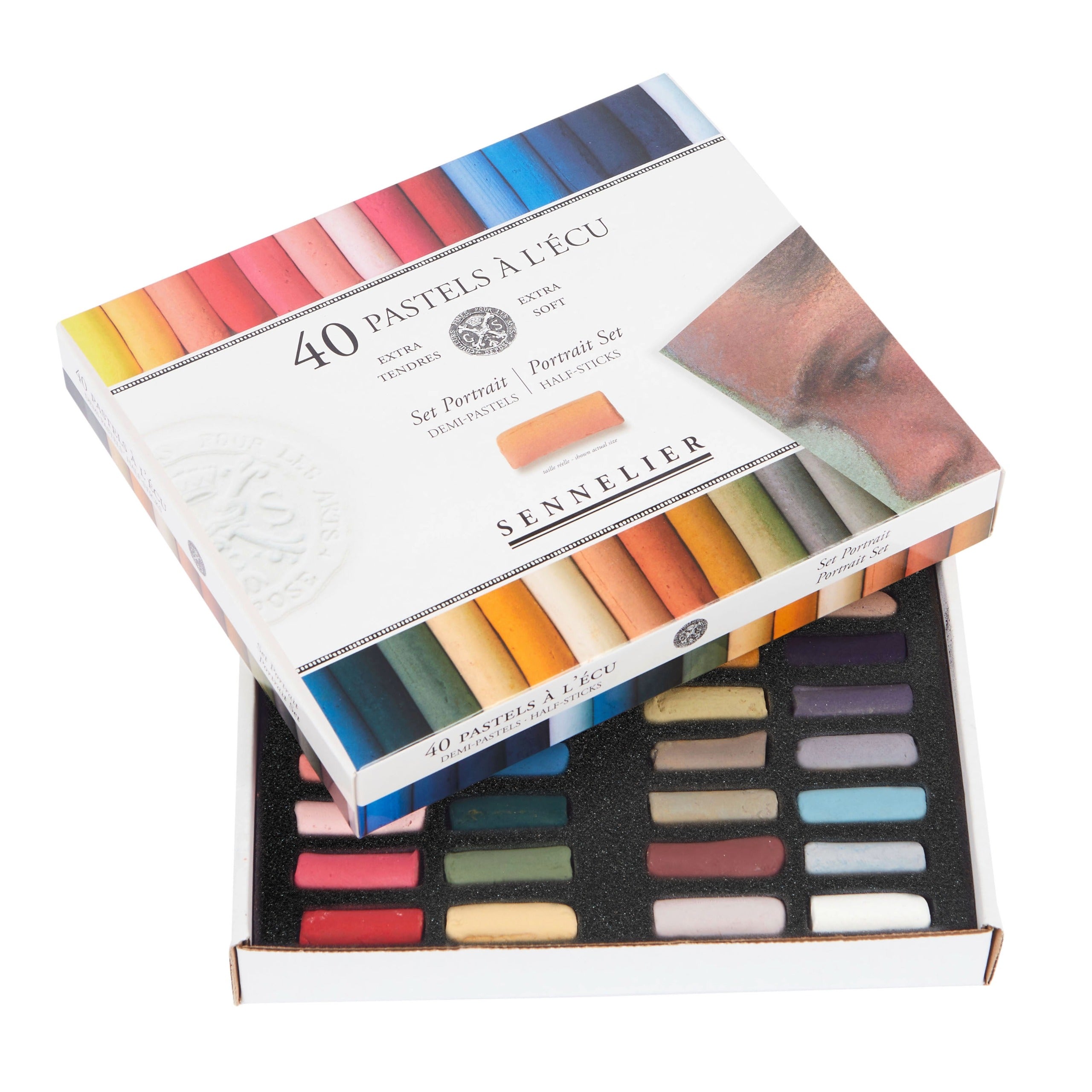 Sennelier Extra Soft Half Pastels 'Portrait' Set of 40 | Melbourne